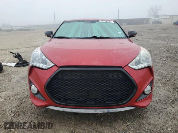 2014 Hyundai Veloster Turbo with VIN KMHTC6AE2EU212265, listed as a Copart auction lot 42782795 with 127,005 mi miles and Salvage Title. Bid and sale history available at carsss.com. Image 5.