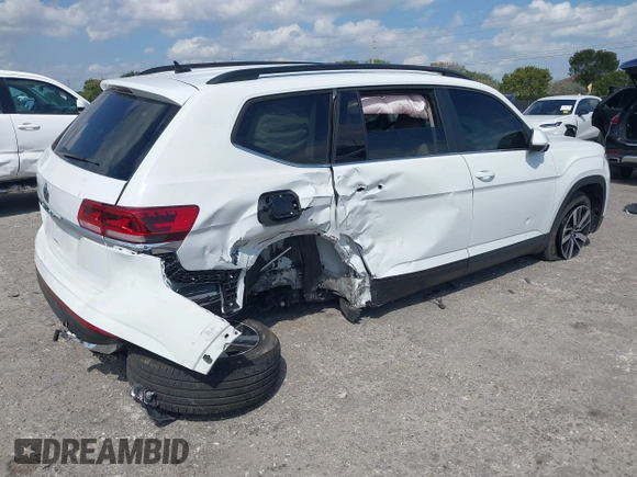 2022 Volkswagen Atlas SE with VIN 1V2DP2CA7NC503364, listed as a IAAI auction lot 41788524 with 49,134 mi miles and . Bid and sale history available at DreamBid. Image 4.