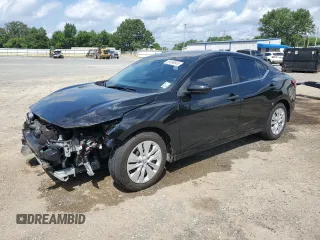 2024 Nissan Sentra S with VIN 3N1AB8BV3RY212127, listed as a Copart auction lot 59498845 with 30,813 mi miles and Salvage title. Bid and sale history available at DreamBid. Image 1.