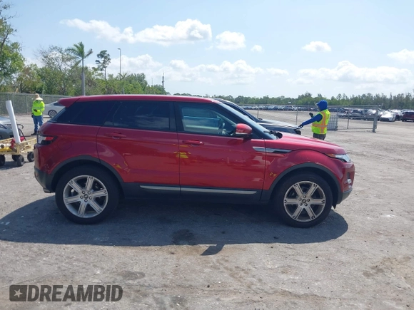 2013 Land Rover Range Rover Evoque Pure Plus with VIN SALVP2BG9DH807513, listed as a IAAI auction lot 41959346 with 94,957 mi miles. Bid and sale history available at carsss.com. Image 13.