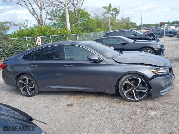 2020 Honda Accord Sedan Sport with VIN 1HGCV1F3XLA138506, listed as a IAAI auction lot 41175205 with 94,261 mi miles. Bid and sale history available at carsss.com. Image 13.