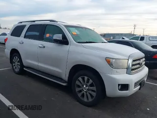 2016 Toyota Sequoia Limited with VIN 5TDJY5G11GS141854, listed as a IAAI auction lot 41259602 with 1 mi miles. Bid and sale history available at carsss.com. Image 1.