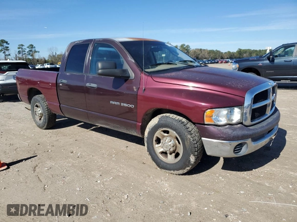 2004 Dodge Ram 2500 SLT with VIN 3D7KA28C14G110644, listed as a Copart auction lot 88318695 with 353,377 mi miles and Salvage Title. Bid and sale history available at carsss.com. Image 4.