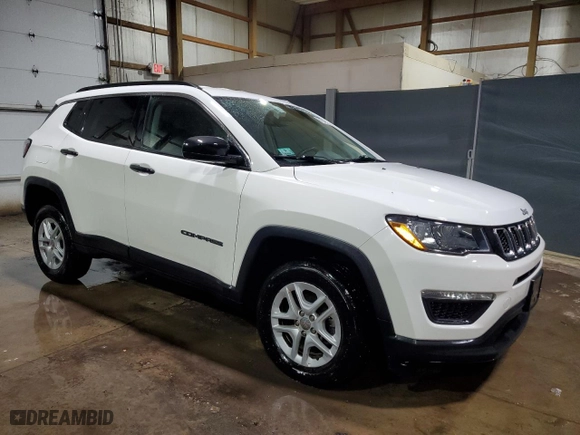 2021 Jeep Compass Sport with VIN 3C4NJDAB1MT579390, listed as a Copart auction lot 85343094 with NaN miles and Clean Title. Bid and sale history available at carsss.com. Image 4.