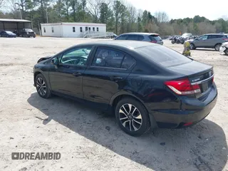 2013 Honda Civic EX with VIN 19XFB2F80DE253927, listed as a IAAI auction lot 41834659 with 177,558 mi miles and . Bid and sale history available at DreamBid. Image 3.