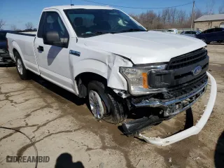2019 Ford F-150 XL with VIN 1FTMF1CB5KKD81726, listed as a Copart auction lot 47206925 with 183,308 mi miles and Salvage Title. Bid and sale history available at carsss.com. Image 4.