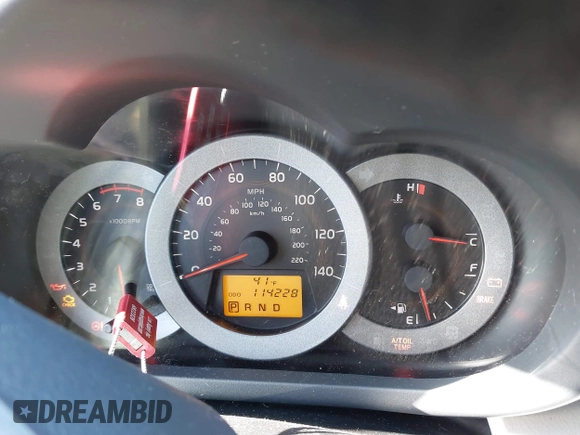 2009 Toyota RAV4 with VIN JTMBF33V195010102, listed as a IAAI auction lot 41865842 with 114,228 mi miles. Bid and sale history available at carsss.com. Image 7.