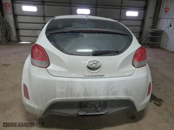 2016 Hyundai Veloster with VIN KMHTC6AD9GU269878, listed as a Copart auction lot 41830905 with 133,406 mi miles and Salvage Title. Bid and sale history available at carsss.com. Image 6.