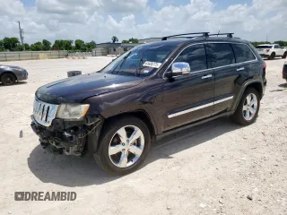 2011 Jeep Grand Cherokee Overland with VIN 1J4RR6GT6BC700746, listed as a Copart auction lot 61835775 with 222,495 mi miles and Clean title. Bid and sale history available at DreamBid. Image 1.
