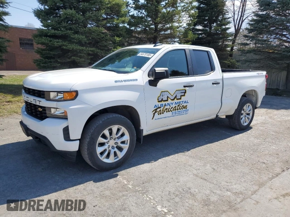 2021 Chevrolet Silverado 1500 with VIN 1GCRYBEHXMZ115135, listed as a Copart auction lot 54670185 with 32,849 mi miles and Salvage Title. Bid and sale history available at DreamBid. Image 1.