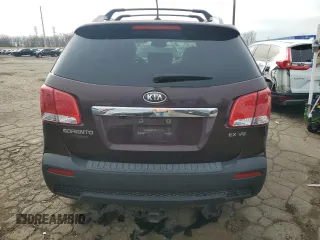 2012 Kia Sorento EX with VIN 5XYKUDA21CG201442, listed as a Copart auction lot 80690424 with 103,040 mi miles and Salvage Title. Bid and sale history available at carsss.com. Image 6.