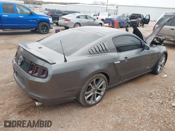 2013 Ford Mustang GT with VIN 1ZVBP8CF9D5232069, listed as a IAAI auction lot 41825087 with Not provided miles and . Bid and sale history available at DreamBid. Image 4.