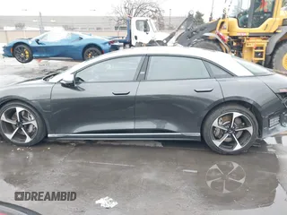 2023 Lucid Air Grand Touring with VIN 50EA1GBA3PA001806, listed as a IAAI auction lot 41713303 with 6,367 mi miles. Bid and sale history available at carsss.com. Image 15.