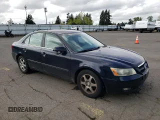2006 Hyundai Sonata GLS with VIN 5NPEU46F26H141502, listed as a Copart auction lot 52034635 with 169,786 mi miles and Salvage Title. Bid and sale history available at DreamBid. Image 4.