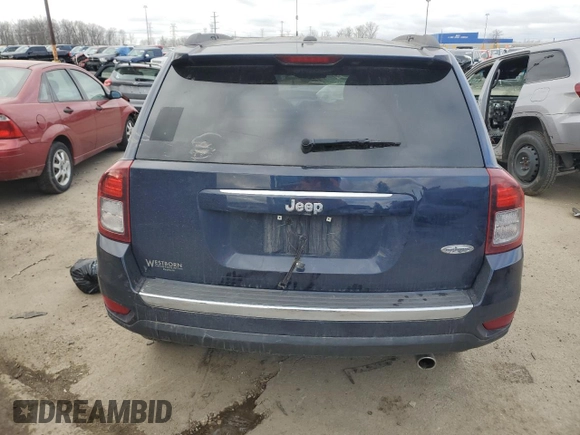 2016 Jeep Compass Latitude with VIN 1C4NJCEA9GD792867, listed as a Copart auction lot 43328235 with 0 mi miles and Clean Title. Bid and sale history available at carsss.com. Image 6.