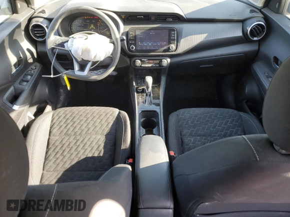 2022 Nissan Kicks SV with VIN 3N1CP5CV9NL488889, listed as a Copart auction lot 45925145 with 10,439 mi miles and Salvage Title. Bid and sale history available at DreamBid. Image 8.