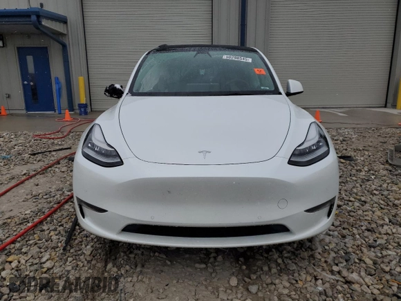 2021 Tesla Model Y Long Range with VIN 5YJYGDEE0MF265423, listed as a Copart auction lot 50298545 with Not Provided miles and Non Repairable. Bid and sale history available at DreamBid. Image 5.