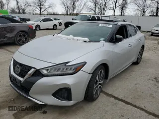 2019 Nissan Maxima SV with VIN 1N4AA6AV9KC362916, listed as a Copart auction lot 45377095 with 120,614 mi miles and Salvage Title. Bid and sale history available at DreamBid. Image 1.