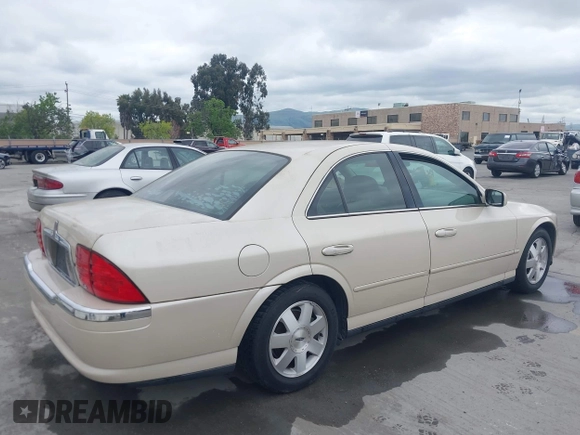 2002 Lincoln LS w/Base Pkg with VIN 1LNHM86S32Y674786, listed as a IAAI auction lot 42056225 with 52,151 mi miles. Bid and sale history available at carsss.com. Image 4.