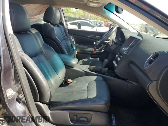 2012 Nissan Maxima SV with VIN 1N4AA5AP6CC860178, listed as a Copart auction lot 57083185 with 89,285 mi miles and Salvage title. Bid and sale history available at DreamBid. Image 7.