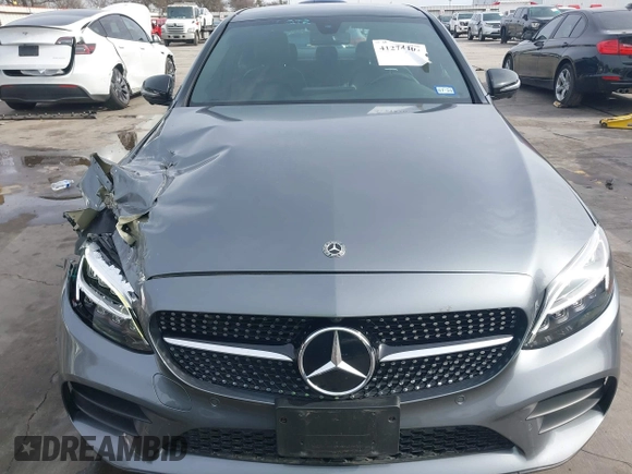 2020 Mercedes-Benz C 300 with VIN WDDWF8DB3LR558241, listed as a IAAI auction lot 41274401 with 53,349 mi miles and . Bid and sale history available at DreamBid. Image 12.