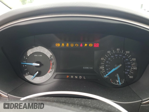 2017 Ford Fusion SE с VIN 3FA6P0H74HR183850, выставлен на аукционе Copart как лот 61140595 с пробегом 60 996 миль миль и Списание • Salvage title. История ставок и продаж доступна на DreamBid. Изображение 9.