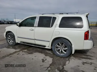2008 Infiniti QX56 with VIN 5N3AA08C98N903782, listed as a Copart auction lot 84604014 with 179,136 mi miles and Salvage Title. Bid and sale history available at carsss.com. Image 2.