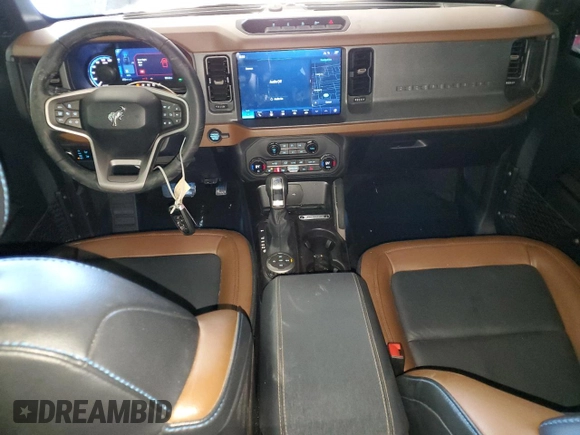 2024 Ford Bronco Outer Banks with VIN 1FMEE8BP2RLA52513, listed as a Copart auction lot 89220535 with 7,811 mi miles and Salvage title. Bid and sale history available at DreamBid. Image 8.