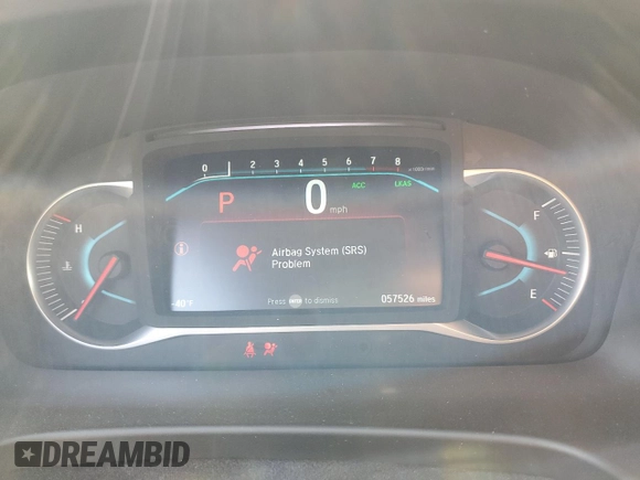 2019 Honda Pilot Elite with VIN 5FNYF6H09KB041935, listed as a Copart auction lot 60530515 with 57,526 mi miles and Salvage title. Bid and sale history available at DreamBid. Image 9.