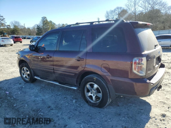2008 Honda Pilot EX-L with VIN 5FNYF28728B013943, listed as a Copart auction lot 88882325 with 258,740 mi miles and Salvage Title. Bid and sale history available at DreamBid. Image 2.