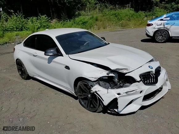 2018 BMW M2 with VIN WBS1J5C59JVE51725, listed as a Copart auction lot 65494514 with 32,426 mi miles and Salvage Title. Bid and sale history available at carsss.com. Image 10.