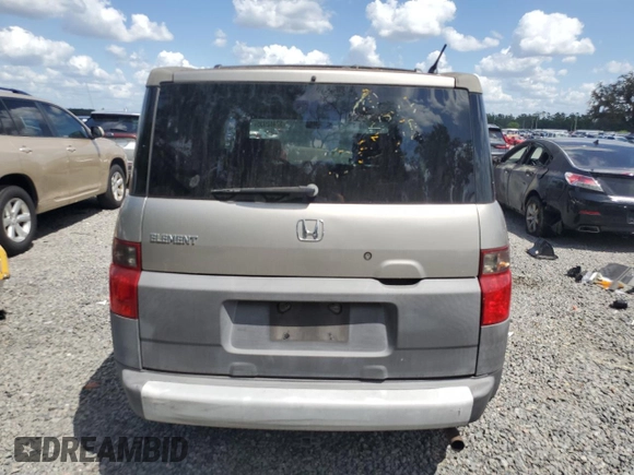 2004 Honda Element EX with VIN 5J6YH18654L015618, listed as a Copart auction lot 52462035 with 176,172 mi miles and Salvage Title. Bid and sale history available at DreamBid. Image 6.