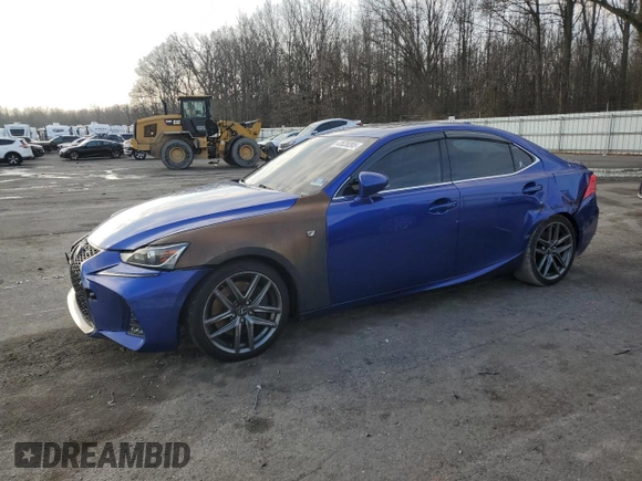 2017 Lexus IS with VIN JTHCM1D22H5024316, listed as a Copart auction lot 43528395 with 0 mi miles and Salvage Title. Bid and sale history available at carsss.com. Image 1.