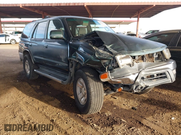1999 Toyota 4Runner SR5 z VIN JT3GN86R4X0129944, wystawiony jako IAAI lot #41537597 z przebiegiem 361 416 mil mil oraz . Historia ofert i sprzedaży dostępna na DreamBid. Obrazek 1.