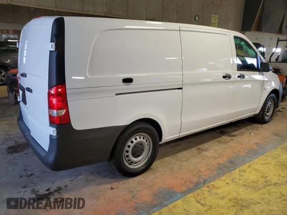 2023 Mercedes-Benz Metris Cargo with VIN W1YV0CEY4P4365964, listed as a Copart auction lot 45358325 with 4,525 mi miles and Salvage title. Bid and sale history available at DreamBid. Image 3.