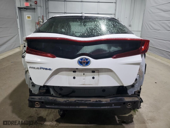 2021 Toyota Prius Prime LE with VIN JTDKAMFP3M3167541, listed as a Copart auction lot 48986405 with NaN miles and Salvage Title. Bid and sale history available at carsss.com. Image 6.
