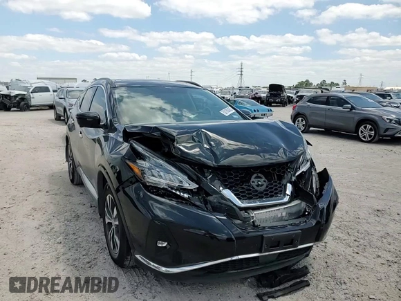 2019 Nissan Murano SV z VIN 5N1AZ2MJ5KN160207, wystawiony jako Copart lot #53182485 z przebiegiem 57 309 mil mil oraz Szkoda całkowita • Salvage title. Historia ofert i sprzedaży dostępna na DreamBid. Obrazek 12.