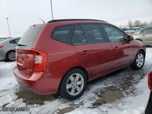 2008 Kia Rondo EX with VIN KNAFG526787171039, listed as a Copart auction lot 88734705 with 110,125 mi miles and Salvage Title. Bid and sale history available at carsss.com. Image 3.