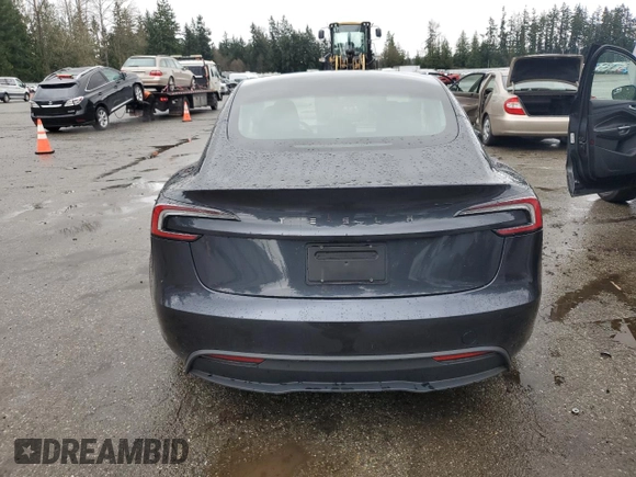 2024 Tesla Model 3 with VIN 5YJ3E1EA4RF730871, listed as a Copart auction lot 49066165 with 9,030 mi miles and Salvage Title. Bid and sale history available at carsss.com. Image 6.