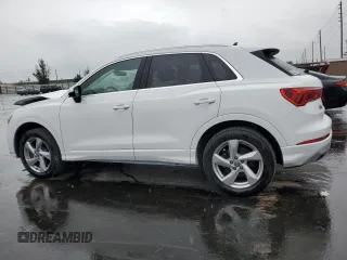 2019 Audi Q3 Premium with VIN WA1AECF32K1073242, listed as a Copart auction lot 46580165 with 65,212 mi miles and Non Repairable. Bid and sale history available at carsss.com. Image 2.