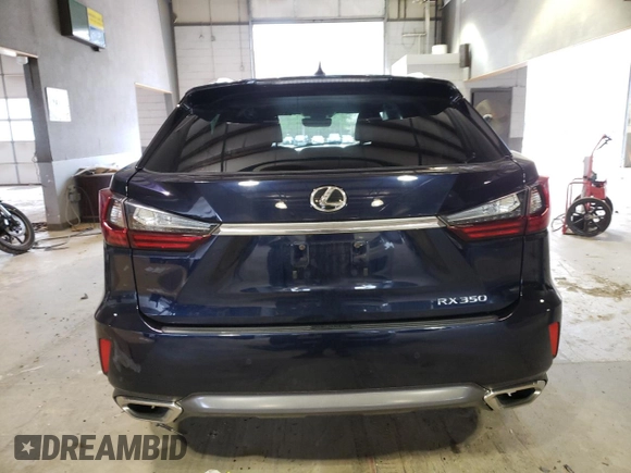 2017 Lexus RX with VIN 2T2BZMCAXHC093004, listed as a Copart auction lot 43009203 with 36,823 mi miles. Bid and sale history available at carsss.com. Image 6.