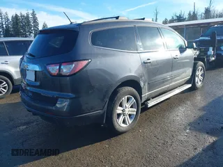 2013 Chevrolet Traverse LT with VIN 1GNKVGKD4DJ210384, listed as a IAAI auction lot 41881058 with 205,045 mi miles and . Bid and sale history available at DreamBid. Image 4.