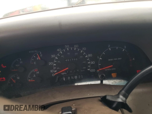 1999 Ford F-350 XL z VIN 1FTWW32F3XEA00728, wystawiony jako Copart lot #58577255 z przebiegiem 461 795 mil mil oraz Szkoda całkowita • Salvage title. Historia ofert i sprzedaży dostępna na DreamBid. Obrazek 9.