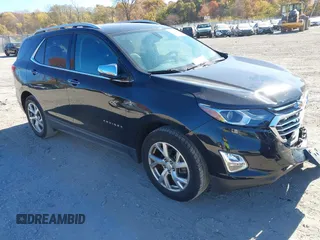 2019 Chevrolet Equinox Premier z VIN 2GNAXXEV2K6159942, wystawiony jako IAAI lot #40686395 z przebiegiem 70 282 mil mil oraz . Historia ofert i sprzedaży dostępna na DreamBid. Obrazek 1.