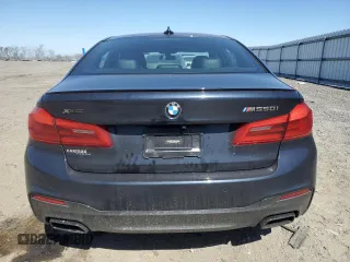 2020 BMW 5 Series M550i xDrive z VIN WBAJS7C02LCD42698, wystawiony jako Copart lot #48229785 z przebiegiem 51 896 mil mil oraz Szkoda całkowita • Salvage title. Historia ofert i sprzedaży dostępna na DreamBid. Obrazek 6.