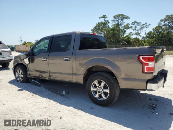 2018 Ford F-150 XL with VIN 1FTEW1CG4JKC38569, listed as a Copart auction lot 54779805 with 97,190 mi miles and Salvage Title. Bid and sale history available at carsss.com. Image 2.