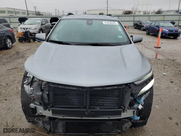 2024 Chevrolet Equinox RS with VIN 3GNAXMEG8RS129243, listed as a Copart auction lot 47058695 with 39,398 mi miles and Salvage Title. Bid and sale history available at carsss.com. Image 5.