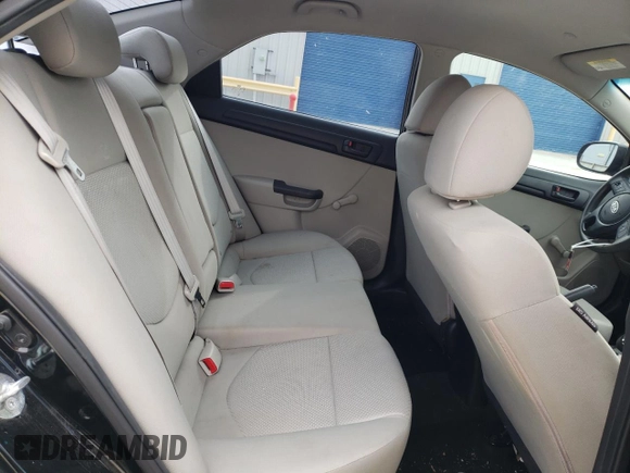 2011 Kia Forte LX with VIN KNAFT4A28B5449535, listed as a Copart auction lot 44702214 with 195,481 mi miles and Clean Title. Bid and sale history available at carsss.com. Image 10.