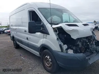 2016 Ford Transit Cargo Van with VIN 1FTYR2CM7GKA84576, listed as a IAAI auction lot 41699152 with 128,110 mi miles. Bid and sale history available at carsss.com. Image 1.