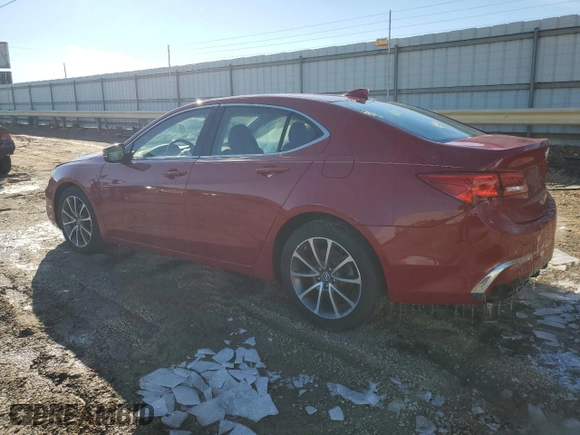 2018 Acura TLX with VIN 19UUB3F35JA000409, listed as a Copart auction lot 87343644 with 36,571 mi miles and Salvage Title. Bid and sale history available at carsss.com. Image 2.